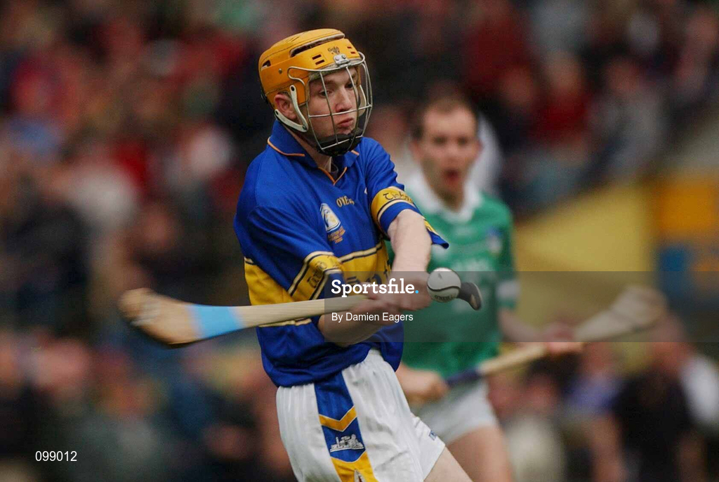 8 August 2002; Lar Corbett of Tipperary during the Munster U21 Hurling Championship Final match between Tipperary and Limerick at Semple Stadium in Thurles, Tipperary. Photo by Damien Eagers/Sportsfile