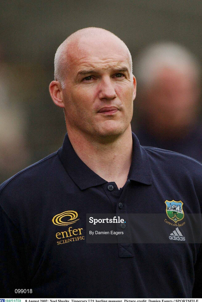 8 August 2002; Tipperary manager Noel Sheehy during the Munster U21 Hurling Championship Final match between Tipperary and Limerick at Semple Stadium in Thurles, Tipperary. Photo by Damien Eagers/Sportsfile