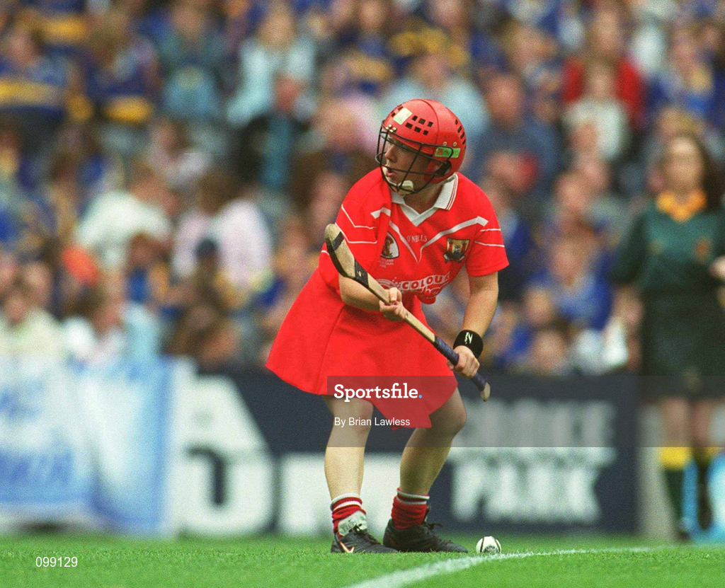 15 September 2002; Fiona O'Driscoll of Cork during the All-Ireland Senior Camogie Championship Final match between Cork and Tipperary at Croke Park in Dublin. Photo by Brian Lawless/Sportsfile