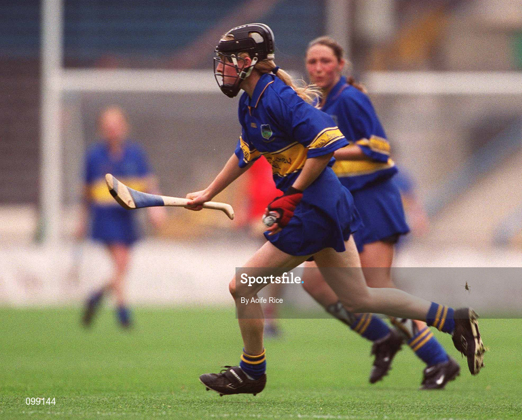 15 September 2002; Joanne Ryan of Tipperary during the All-Ireland Senior Camogie Championship Final match between Cork and Tipperary at Croke Park in Dublin. Photo by Aoife Rice/Sportsfile