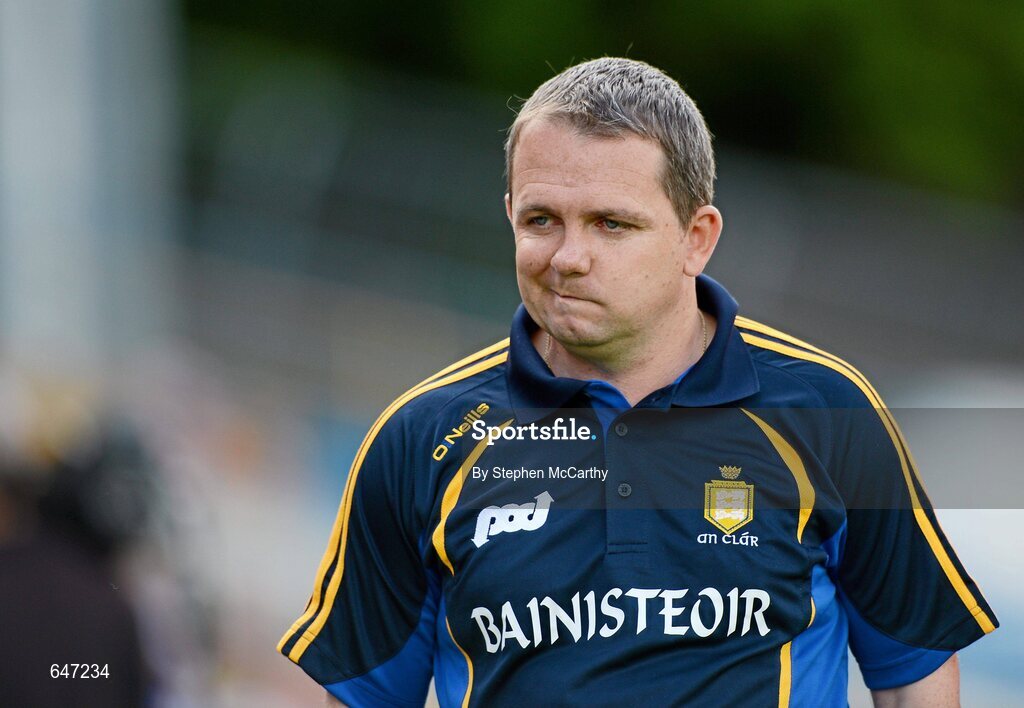 17 June 2012; Clare manager Davy Fitzgerald. Munster GAA Hurling Senior Championship Semi-Final, Clare v Waterford, Semple Stadium, Thurles, Co. Tipperary. Picture credit: Stephen McCarthy / SPORTSFILE