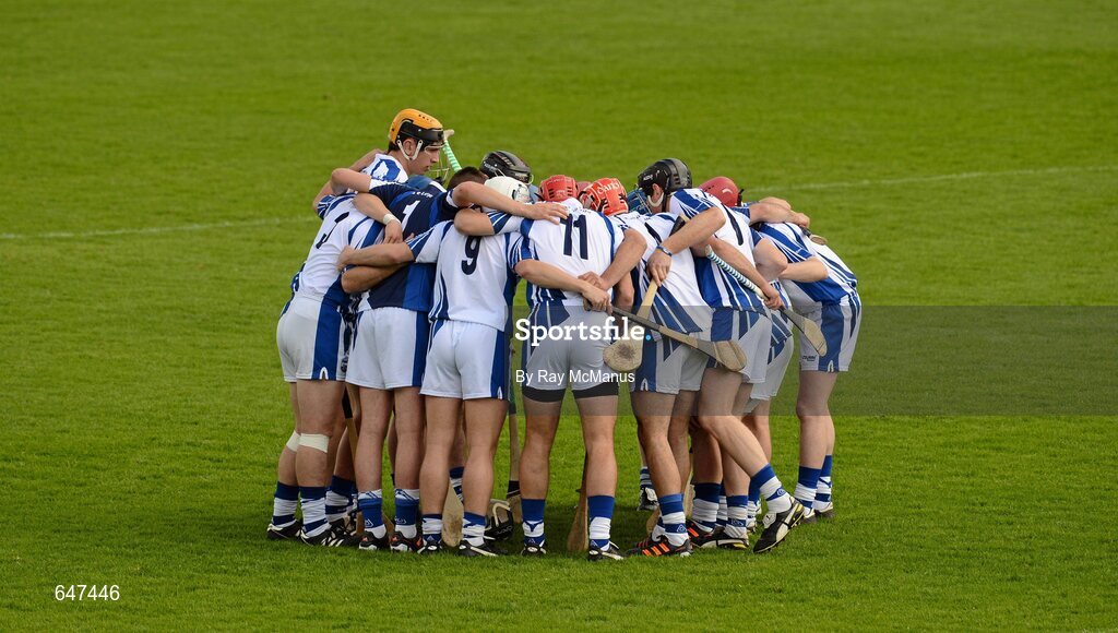 17 June 2012; The Waterford players group together before the start of the game. Munster GAA Hurling Senior Championship Semi-Final, Clare v Waterford, Semple Stadium, Thurles, Co. Tipperary. Picture credit: Ray McManus / SPORTSFILE