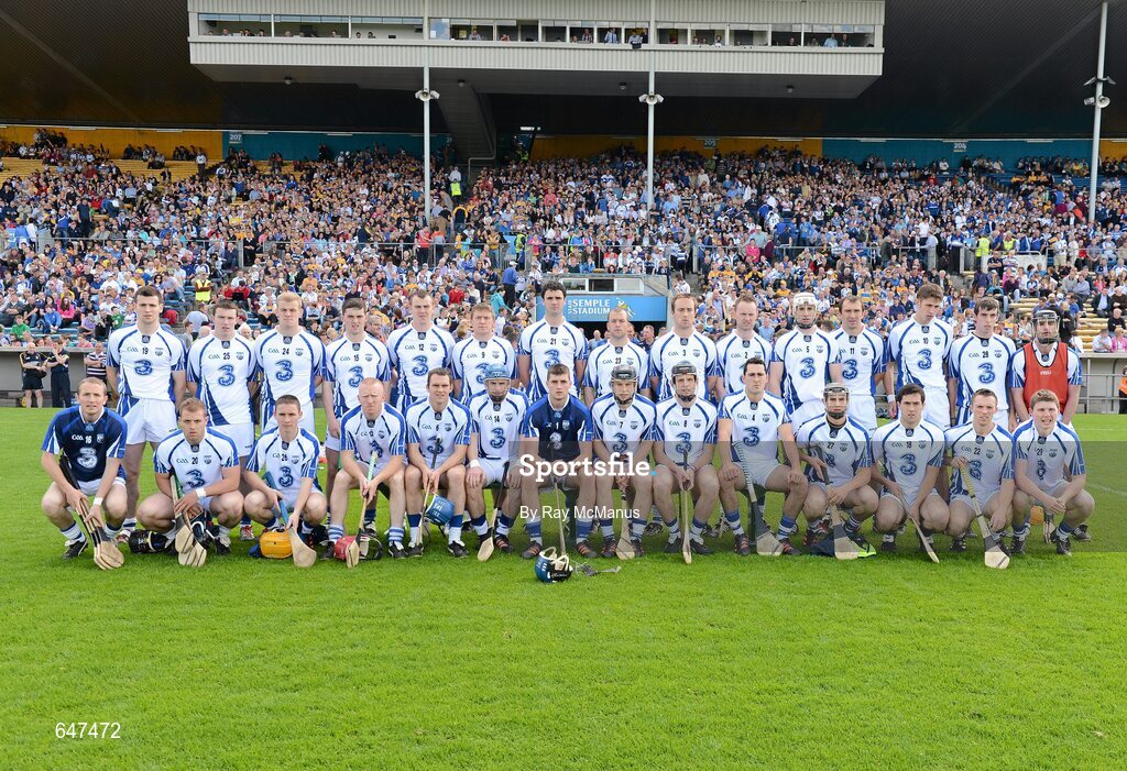 17 June 2012; The Waterford squad. Munster GAA Hurling Senior Championship Semi-Final, Clare v Waterford, Semple Stadium, Thurles, Co. Tipperary. Picture credit: Ray McManus / SPORTSFILE
