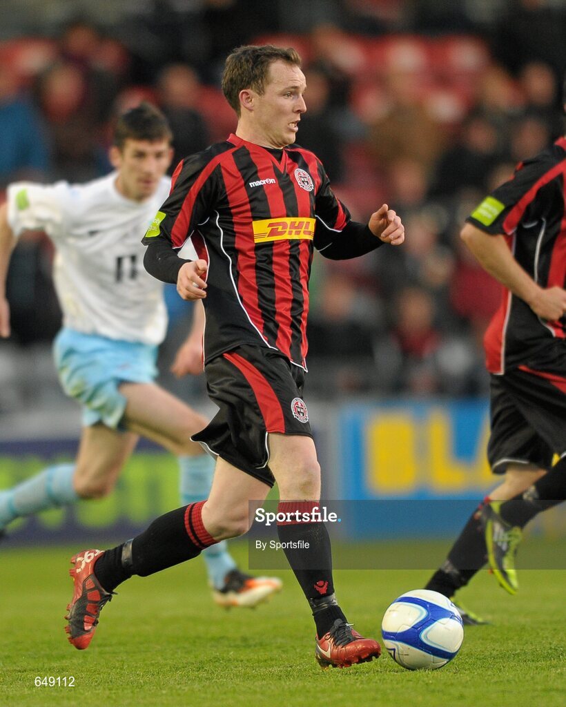 11 March 2011; Derek Pender, Bohemians. Airtricity League Premier Division, Bohemians v Drogheda United, Dalymount Park, Dublin. Photo by Sportsfile