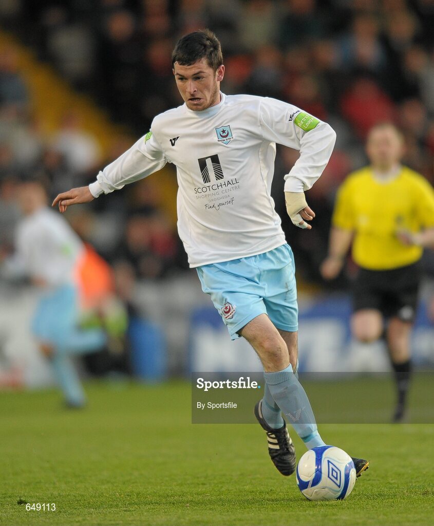 11 March 2011; Ryan Brennan, Drogheda United. Airtricity League Premier Division, Bohemians v Drogheda United, Dalymount Park, Dublin. Photo by Sportsfile