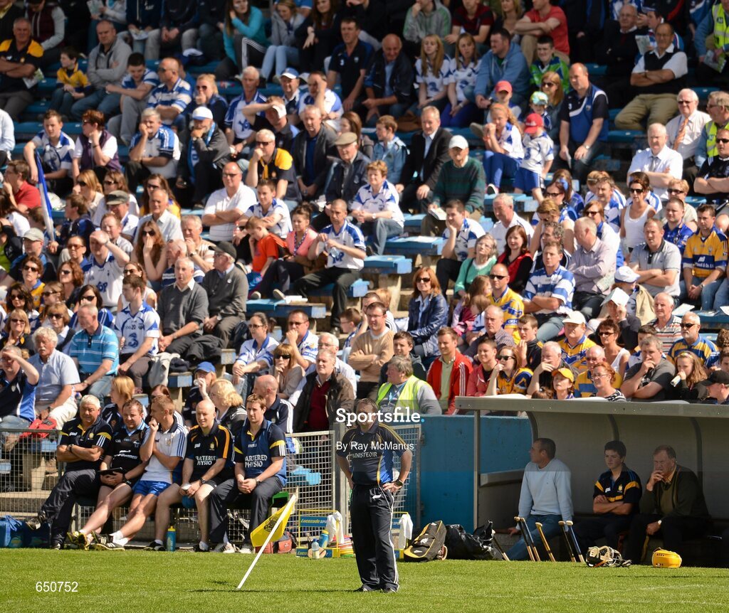 17 June 2012; Clare manager Davy Fitzgerald during the first half. Munster GAA Hurling Senior Championship Semi-Final, Clare v Waterford, Semple Stadium, Thurles, Co. Tipperary. Picture credit: Ray McManus / SPORTSFILE