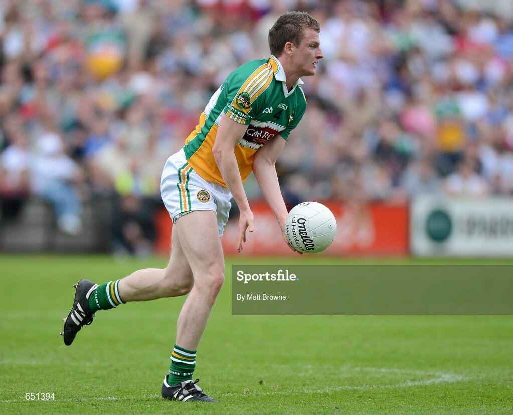 17 June 2012; Sean Pender, Offaly. Leinster GAA Football Senior Championship Quarter-Final, Offaly v Kildare, O'Moore Park, Portlaoise, Co. Laois. Picture credit: Matt Browne / SPORTSFILE