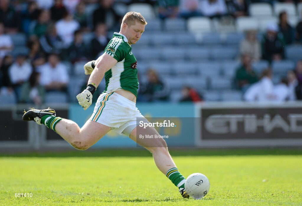 17 June 2012; Alan Mulhall, Offaly. Leinster GAA Football Senior Championship Quarter-Final, Offaly v Kildare, O'Moore Park, Portlaoise, Co. Laois. Picture credit: Matt Browne / SPORTSFILE