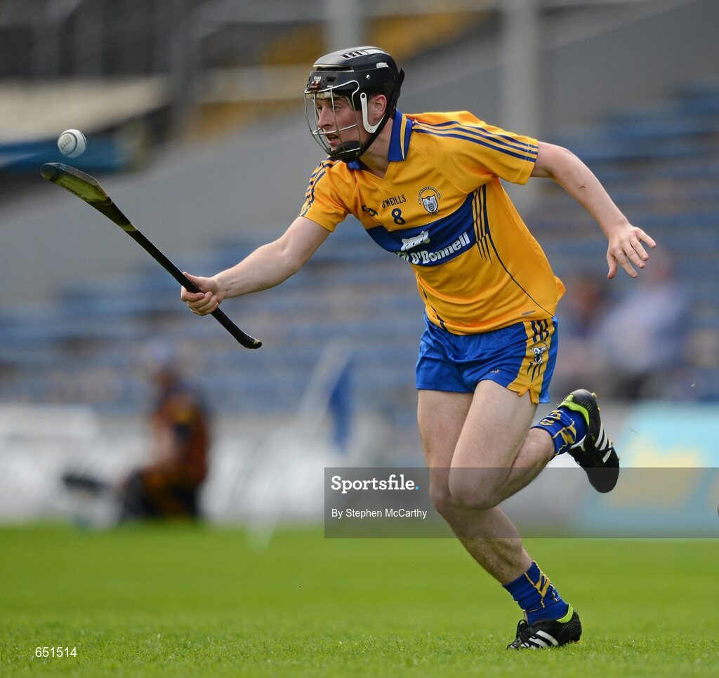 17 June 2012; Nicky O'Connell, Clare. Munster GAA Hurling Senior Championship Semi-Final, Clare v Waterford, Semple Stadium, Thurles, Co. Tipperary. Picture credit: Stephen McCarthy / SPORTSFILE