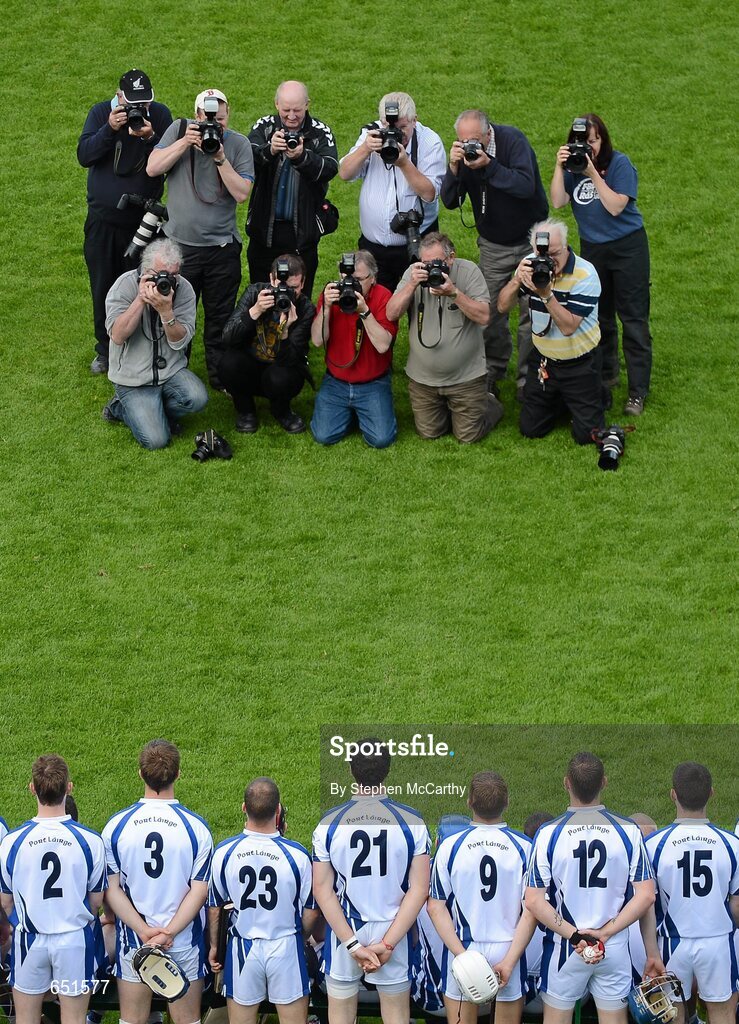 17 June 2012; The Waterford team have their photograph taken ahead of the game. Munster GAA Hurling Senior Championship Semi-Final, Clare v Waterford, Semple Stadium, Thurles, Co. Tipperary. Picture credit: Stephen McCarthy / SPORTSFILE