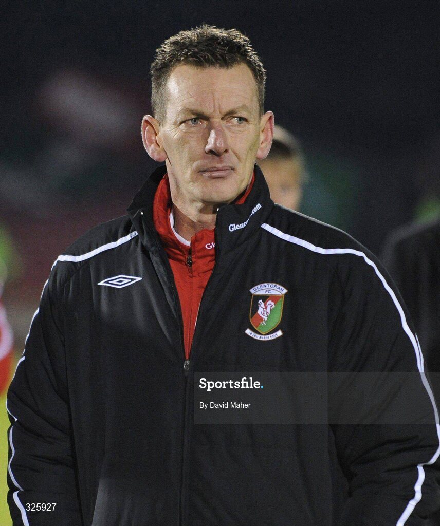 1 November 2008; Glentoran manager Alan McDonald. Setanta Sports Cup Final, Cork City v Glentoran, Turners Cross, Cork. Picture credit: David Maher / SPORTSFILE