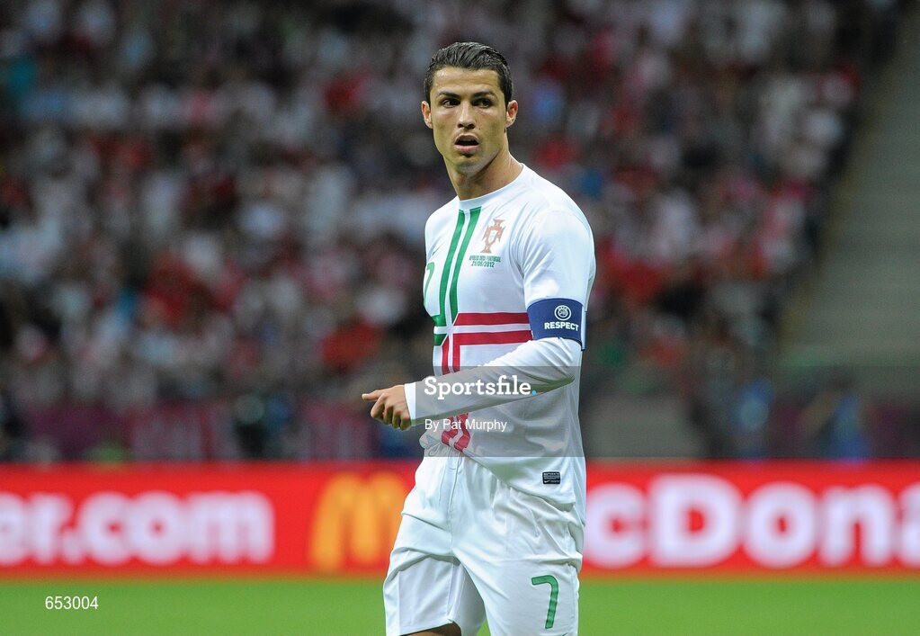 21 June 2012; Cristiano Ronaldo, Portugal. UEFA EURO 2012, Quarter-Final, Czech Republic v Portugal, National Stadium, Warsaw, Poland. Picture credit: Pat Murphy / SPORTSFILE