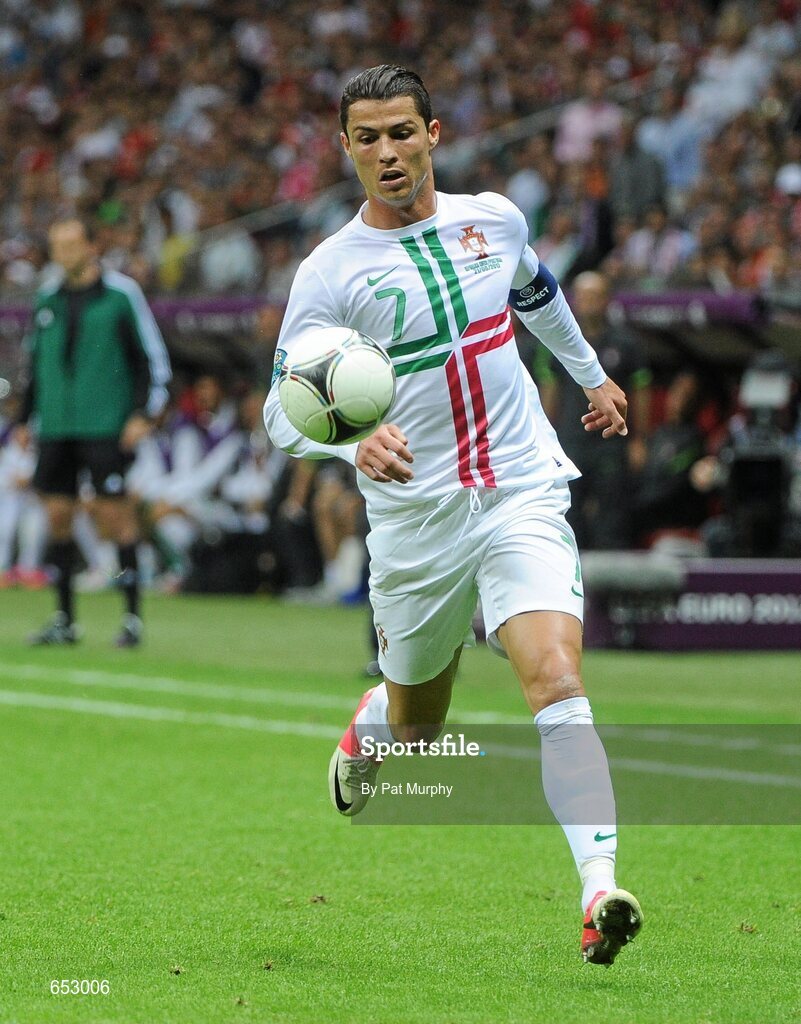 21 June 2012; Cristiano Ronaldo, Portugal. UEFA EURO 2012, Quarter-Final, Czech Republic v Portugal, National Stadium, Warsaw, Poland. Picture credit: Pat Murphy / SPORTSFILE