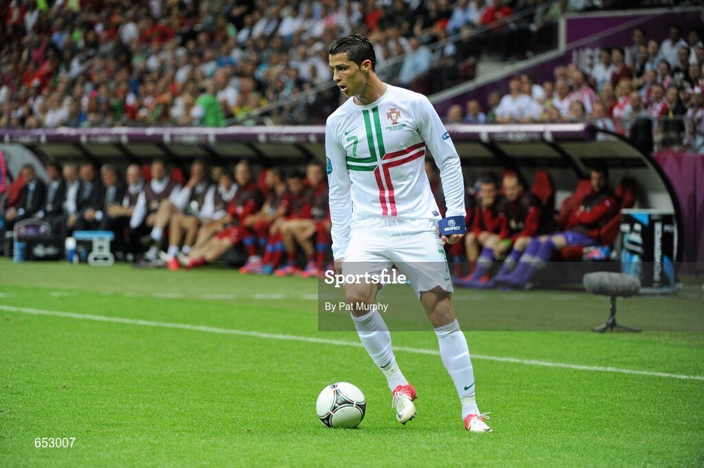 21 June 2012; Cristiano Ronaldo, Portugal. UEFA EURO 2012, Quarter-Final, Czech Republic v Portugal, National Stadium, Warsaw, Poland. Picture credit: Pat Murphy / SPORTSFILE