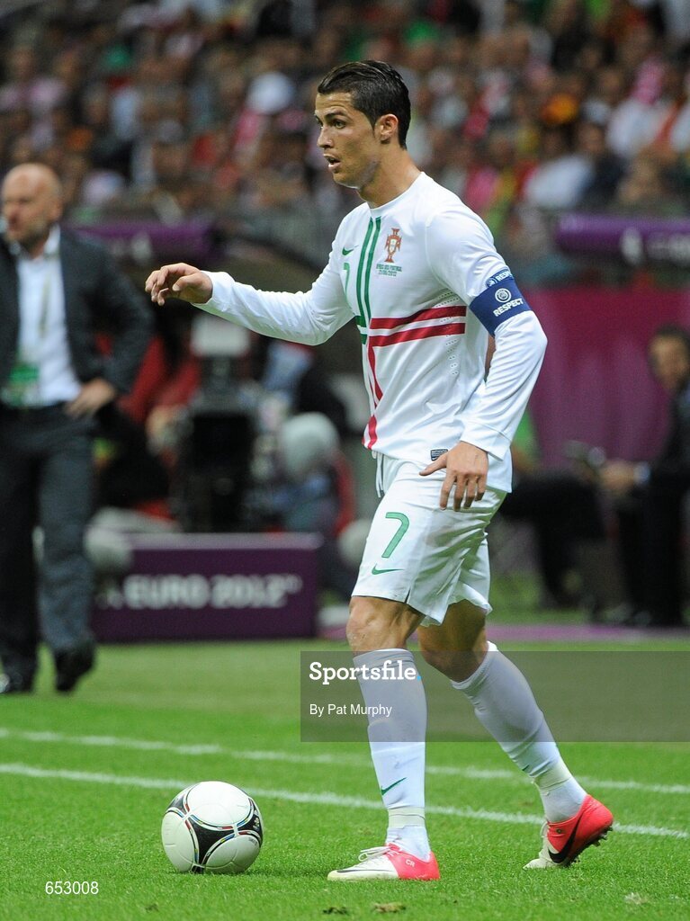 21 June 2012; Cristiano Ronaldo, Portugal. UEFA EURO 2012, Quarter-Final, Czech Republic v Portugal, National Stadium, Warsaw, Poland. Picture credit: Pat Murphy / SPORTSFILE