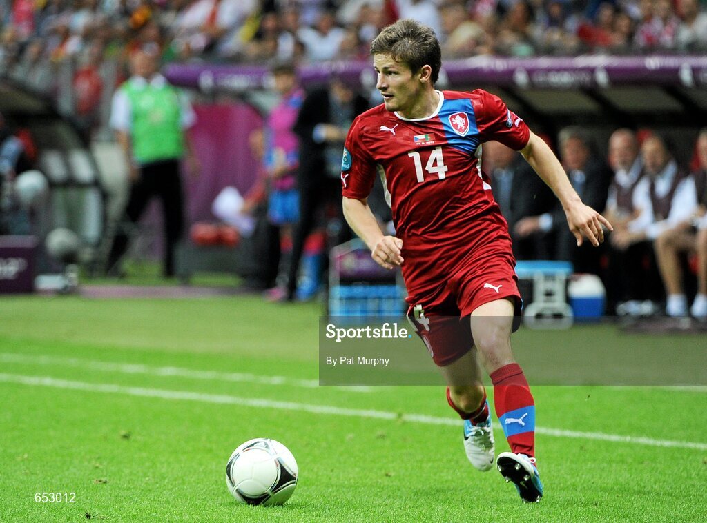 21 June 2012; Vaclav Pilar, Czech Republic. UEFA EURO 2012, Quarter-Final, Czech Republic v Portugal, National Stadium, Warsaw, Poland. Picture credit: Pat Murphy / SPORTSFILE