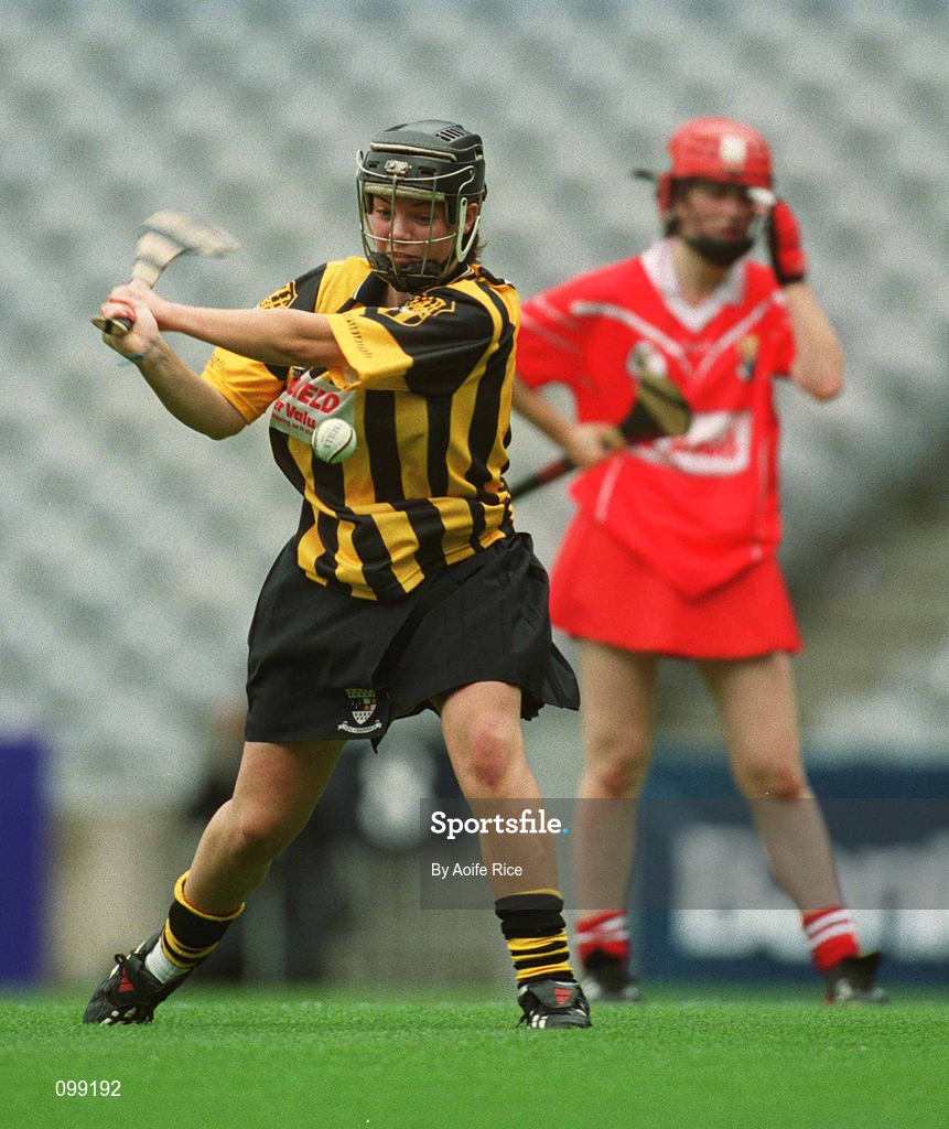 15 September 2002; Aoife Neary of Kilkenny during the All-Ireland Senior Camogie Championship Final match between Cork and Tipperary at Croke Park in Dublin. Photo by Aoife Rice/Sportsfile