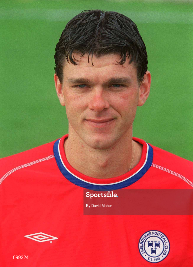 24 August 2002; Kevin Doherty during a Shelbourne squad portrait session at Tolka Park in Dublin. Photo by David Maher/Sportsfile
