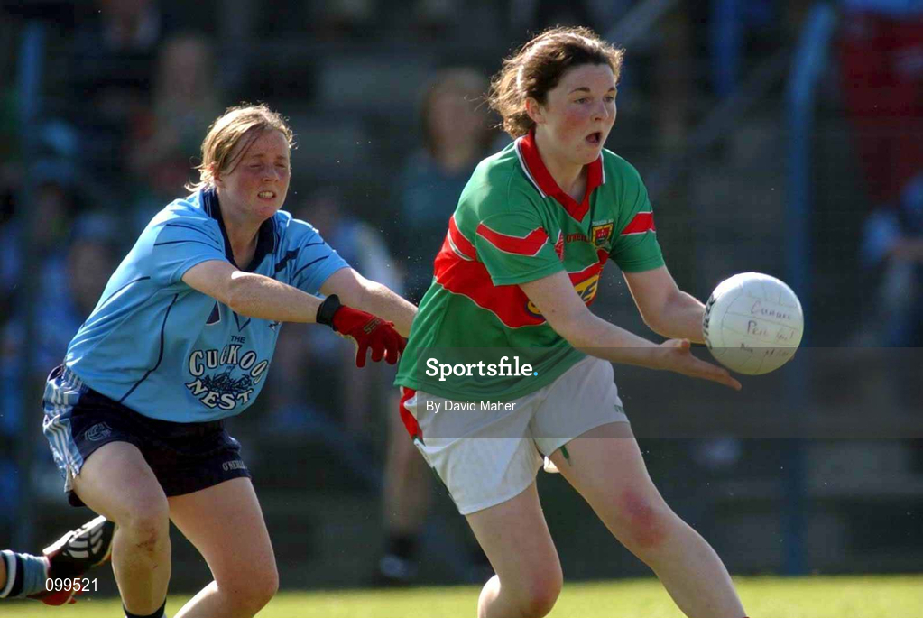 14 September 2002; Helena Lohan of Mayo during the All-Ireland Ladies Football Championship semi-final match between Dublin and Mayo at Pearse Park in Longford. Photo by David Maher/Sportsfile