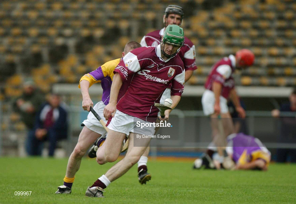24 August 2002; Adrian Cullinane of Galway during the All-Ireland U21 Hurling Championship Semi-Final match between Galway and Wexford at Semple Stadium in Thurles, Tipperary. Photo by Damien Eagers/Sportsfile