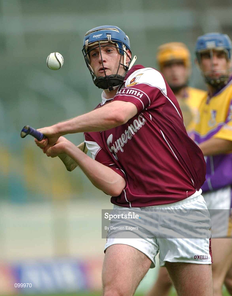 24 August 2002; David Forde of Galway during the All-Ireland U21 Hurling Championship Semi-Final match between Galway and Wexford at Semple Stadium in Thurles, Tipperary. Photo by Damien Eagers/Sportsfile