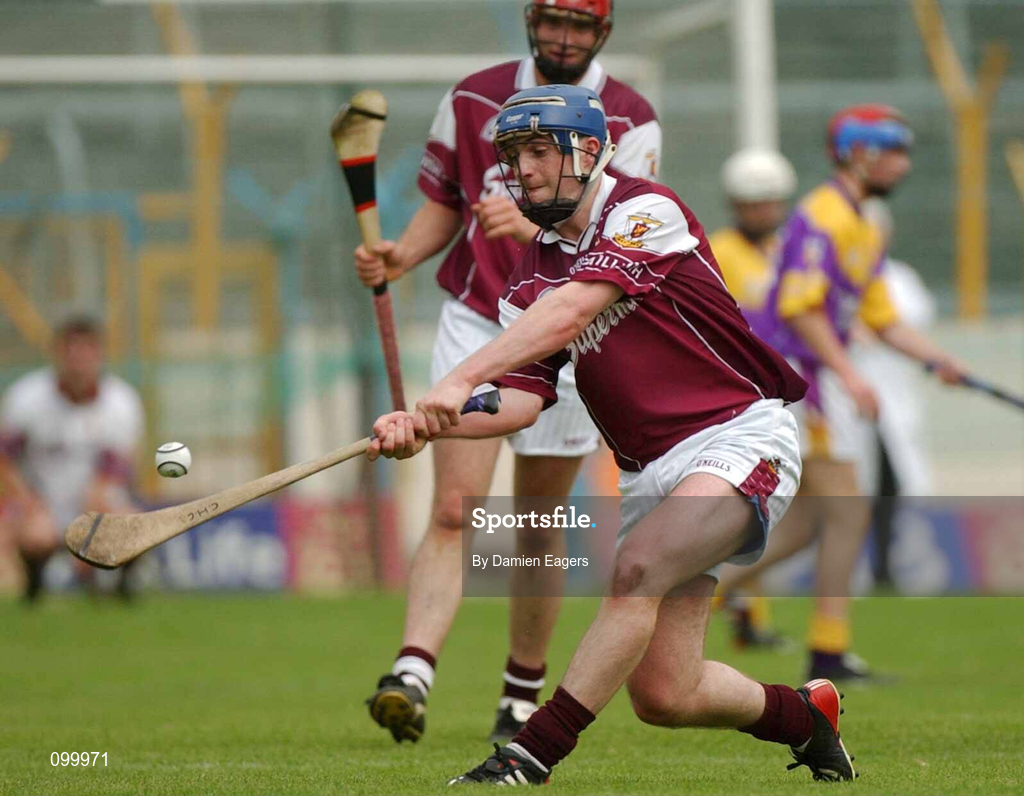 24 August 2002; David Forde of Galway during the All-Ireland U21 Hurling Championship Semi-Final match between Galway and Wexford at Semple Stadium in Thurles, Tipperary. Photo by Damien Eagers/Sportsfile