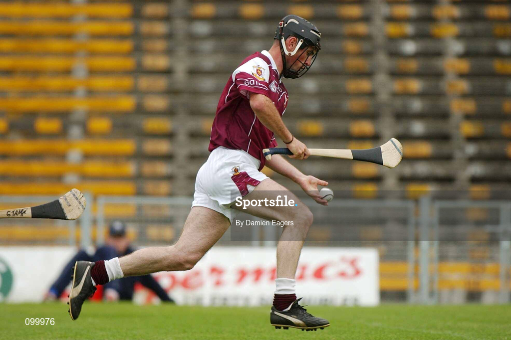 24 August 2002; Michael Coughlan of Galway during the All-Ireland U21 Hurling Championship Semi-Final match between Galway and Wexford at Semple Stadium in Thurles, Tipperary. Photo by Damien Eagers/Sportsfile