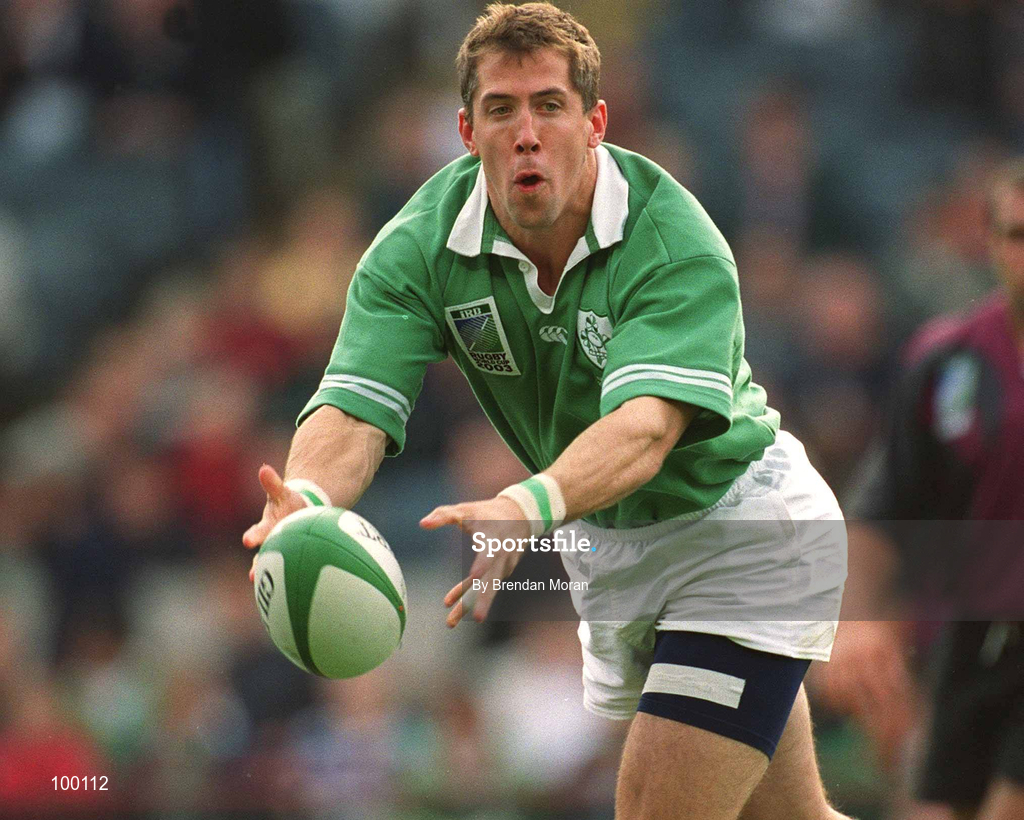 28 September 2002; Guy Easterby of Ireland during the Rugby World Cup 2003 Qualifier match between Ireland and Georgia at Lansdowne Road in Dublin. Photo by Brendan Moran/Sportsfile