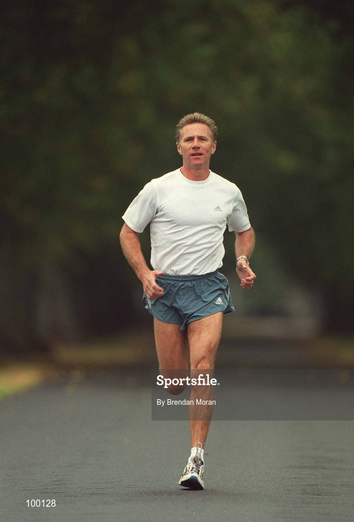 11 September 2002; Eamonn Coghlan during a feature in the grounds of Luttrellstown Castle in Dublin. Photo by Brendan Moran/Sportsfile
