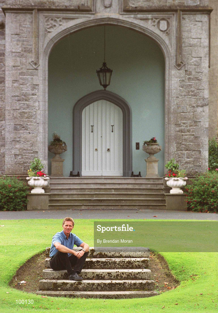 11 September 2002; Eamonn Coghlan during a feature in the grounds of Luttrellstown Castle in Dublin. Photo by Brendan Moran/Sportsfile
