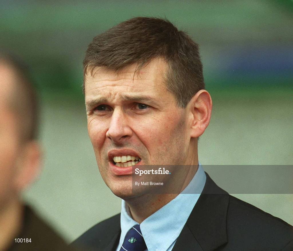28 September 2002; Philip Browne, Chief Executive Officer of the Irish Rugby Football Union, during the Rugby World Cup 2003 Qualifier match between Ireland and Georgia at Lansdowne Road in Dublin. Photo by Matt Browne/Sportsfile