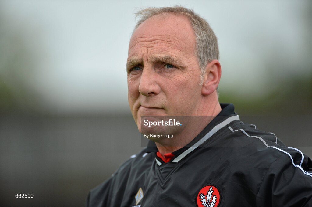 8 July 2012; Derry manager Ger Rogan during the game. Ulster GAA Hurling Senior Championship Final, Antrim v Derry, Casement Park, Belfast, Co. Antrim. Picture credit: Barry Cregg / SPORTSFILE
