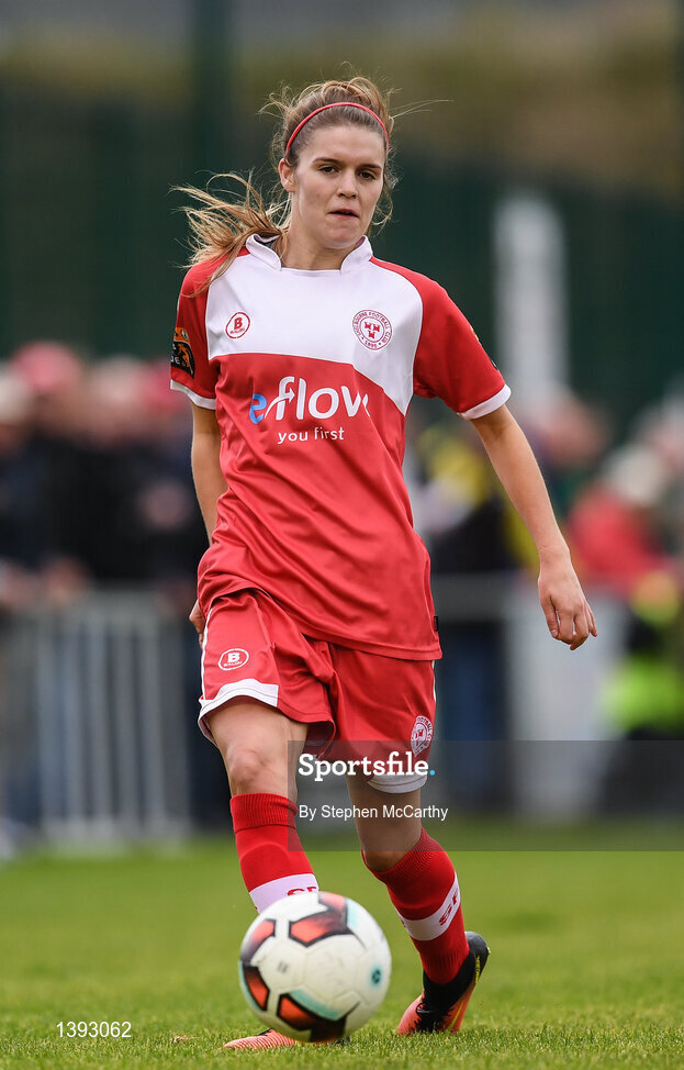 23 September 2017; Jamie Finn of Shelbourne Ladies during the Continental Tyres Women's National League Cup Final match between Peamount United and Shelbourne Ladies at Greenogue in Dublin. Photo by Stephen McCarthy/Sportsfile