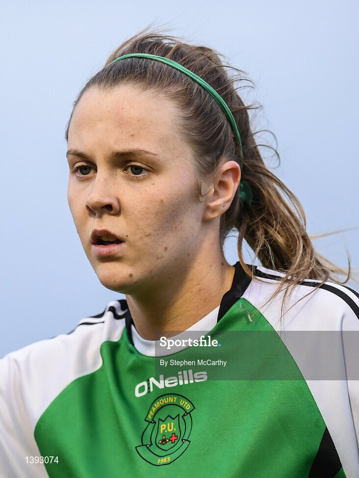 23 September 2017; Chloe Maloney of Peamount United during the Continental Tyres Women's National League Cup Final match between Peamount United and Shelbourne Ladies at Greenogue in Dublin. Photo by Stephen McCarthy/Sportsfile