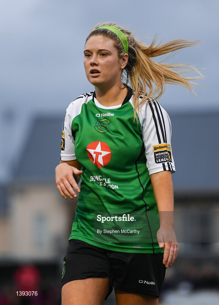 23 September 2017; Lauren Kealy of Peamount United during the Continental Tyres Women's National League Cup Final match between Peamount United and Shelbourne Ladies at Greenogue in Dublin. Photo by Stephen McCarthy/Sportsfile