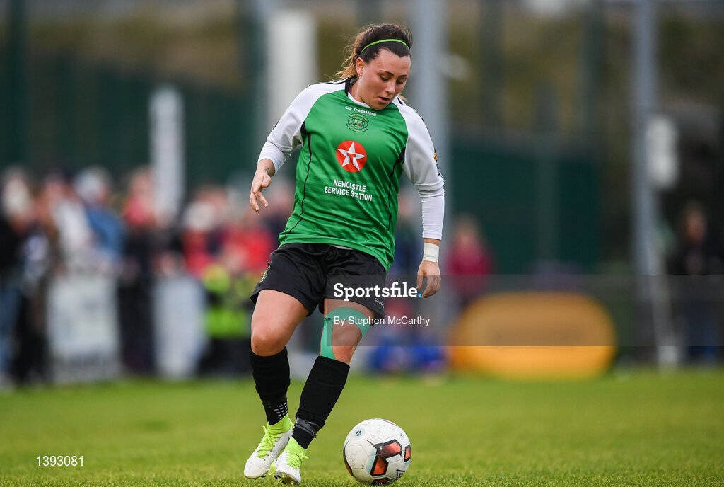 23 September 2017; Megan Lynch of Peamount United during the Continental Tyres Women's National League Cup Final match between Peamount United and Shelbourne Ladies at Greenogue in Dublin. Photo by Stephen McCarthy/Sportsfile