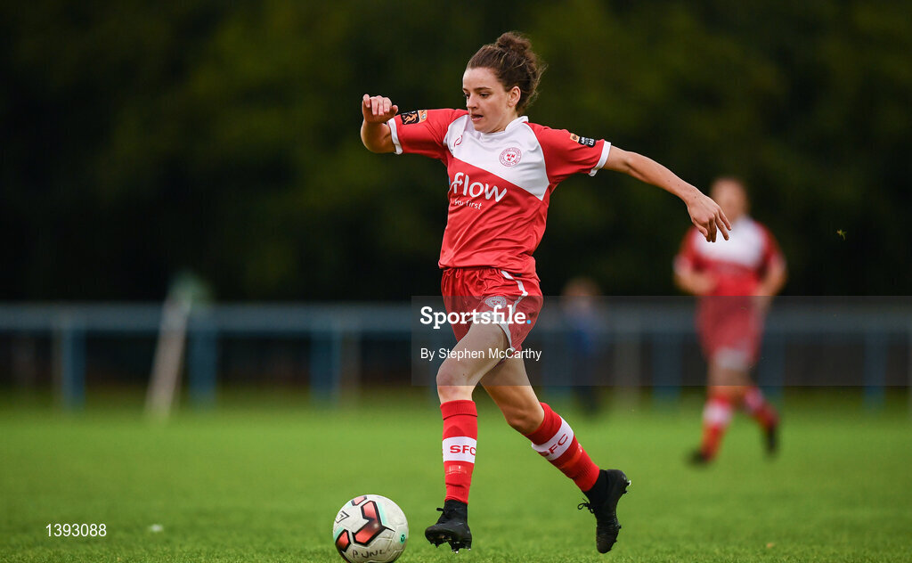 23 September 2017; Leanne Kiernan of Shelbourne Ladies during the Continental Tyres Women's National League Cup Final match between Peamount United and Shelbourne Ladies at Greenogue in Dublin. Photo by Stephen McCarthy/Sportsfile