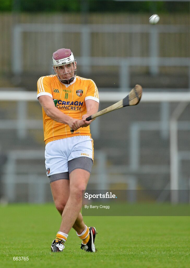 8 July 2012; Conor Carson, Antrim. Ulster GAA Hurling Senior Championship Final, Antrim v Derry, Casement Park, Belfast, Co. Antrim. Picture credit: Barry Cregg / SPORTSFILE