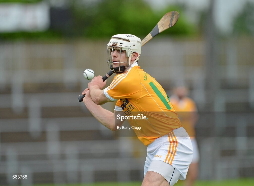 8 July 2012; Neil McManus, Antrim. Ulster GAA Hurling Senior Championship Final, Antrim v Derry, Casement Park, Belfast, Co. Antrim. Picture credit: Barry Cregg / SPORTSFILE