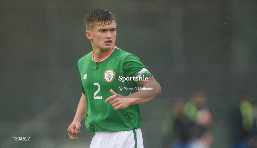 27 September 2017; Séamas Keogh of Republic of Ireland during the International Friendly match between Republic of Ireland and Brazil at the AUL Complex in Dublin. Photo by Piaras Ó Mídheach/Sportsfile