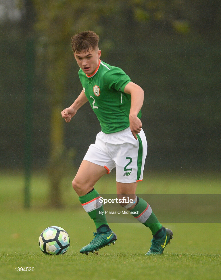 27 September 2017; Séamas Keogh of Republic of Ireland during the International Friendly match between Republic of Ireland and Brazil at the AUL Complex in Dublin. Photo by Piaras Ó Mídheach/Sportsfile