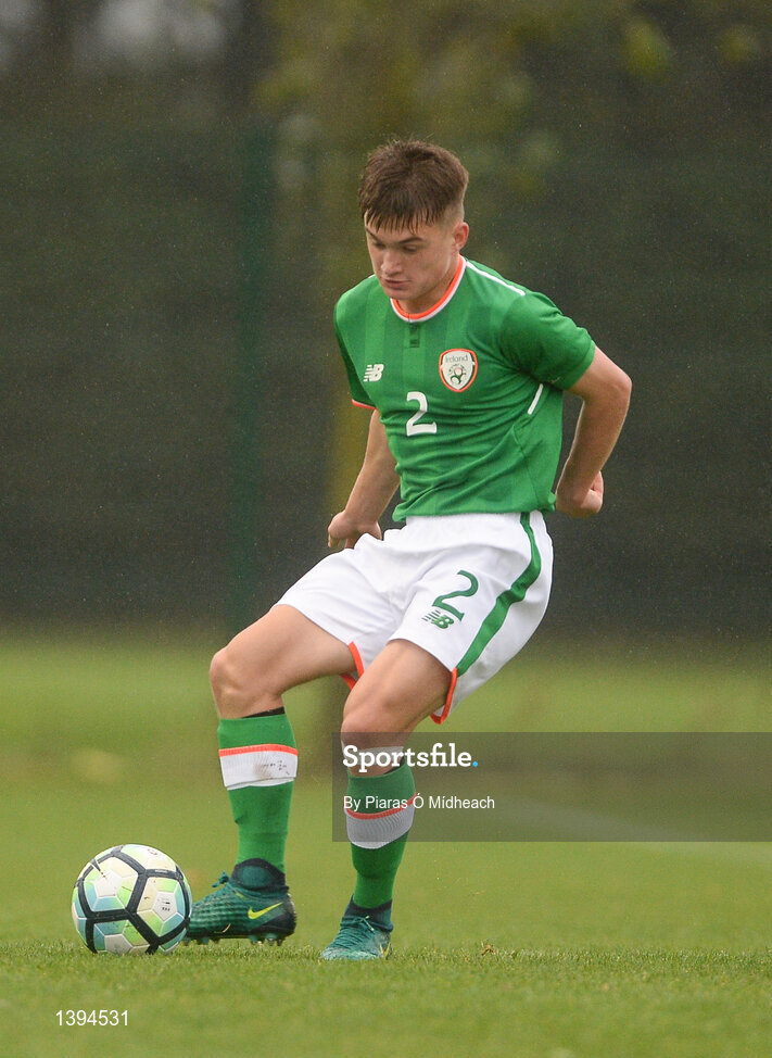 27 September 2017; Séamas Keogh of Republic of Ireland during the International Friendly match between Republic of Ireland and Brazil at the AUL Complex in Dublin. Photo by Piaras Ó Mídheach/Sportsfile