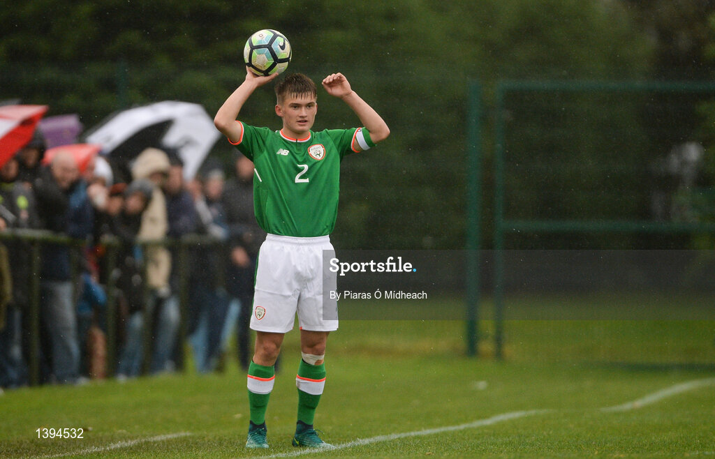 27 September 2017; Séamas Keogh of Republic of Ireland during the International Friendly match between Republic of Ireland and Brazil at the AUL Complex in Dublin. Photo by Piaras Ó Mídheach/Sportsfile