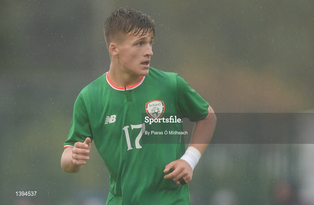 27 September 2017; Matt Everitt of Republic of Ireland during the International Friendly match between Republic of Ireland and Brazil at the AUL Complex in Dublin. Photo by Piaras Ó Mídheach/Sportsfile