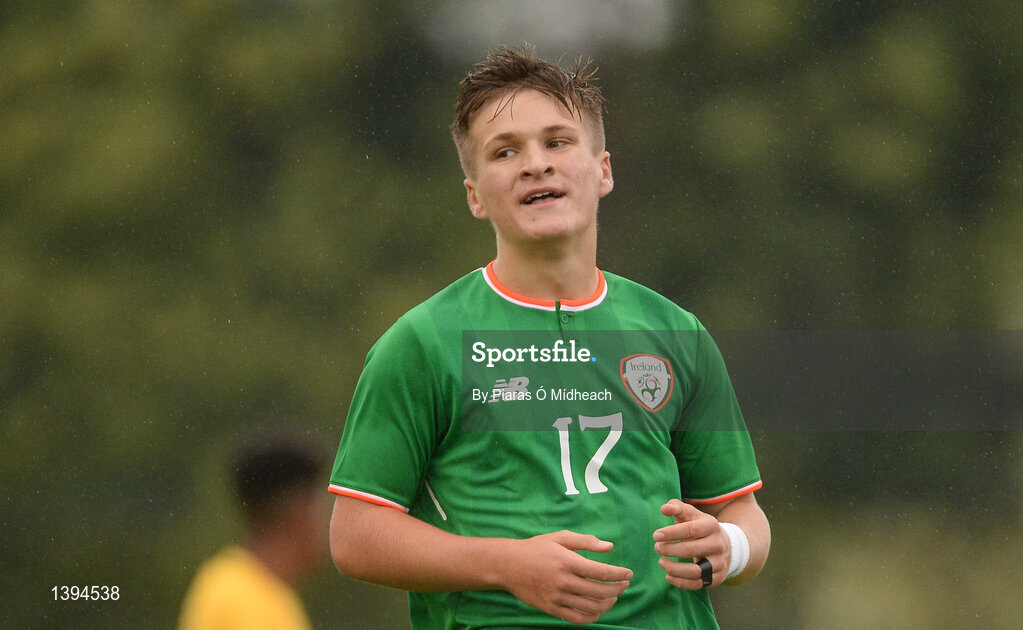 27 September 2017; Matt Everitt of Republic of Ireland during the International Friendly match between Republic of Ireland and Brazil at the AUL Complex in Dublin. Photo by Piaras Ó Mídheach/Sportsfile