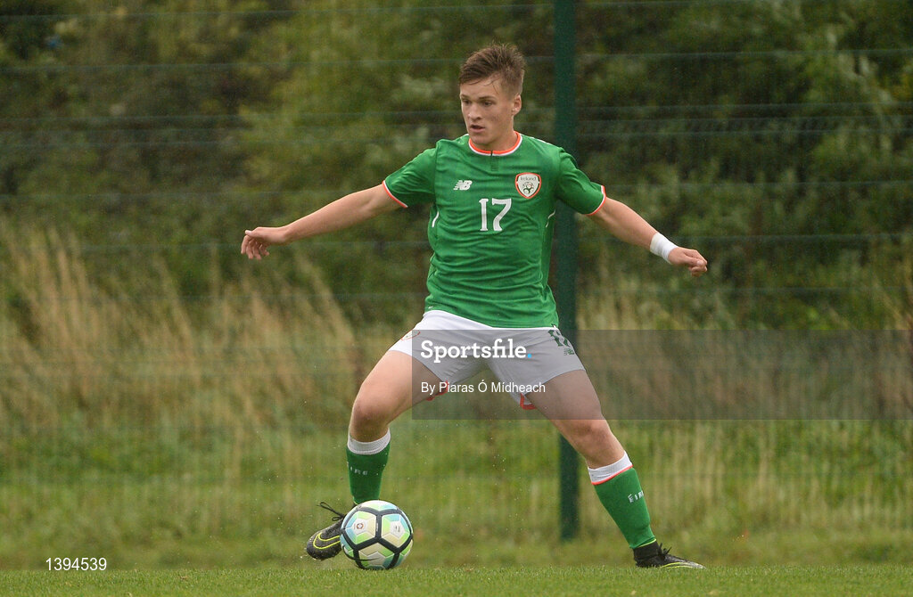 27 September 2017; Matt Everitt of Republic of Ireland during the International Friendly match between Republic of Ireland and Brazil at the AUL Complex in Dublin. Photo by Piaras Ó Mídheach/Sportsfile