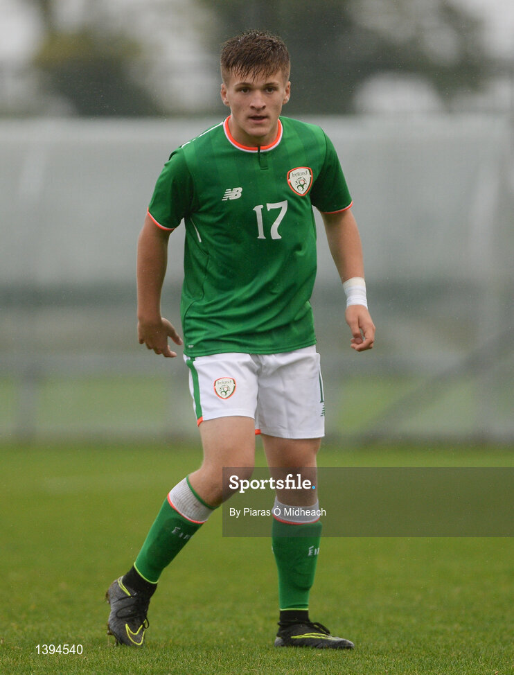 27 September 2017; Matt Everitt of Republic of Ireland during the International Friendly match between Republic of Ireland and Brazil at the AUL Complex in Dublin. Photo by Piaras Ó Mídheach/Sportsfile
