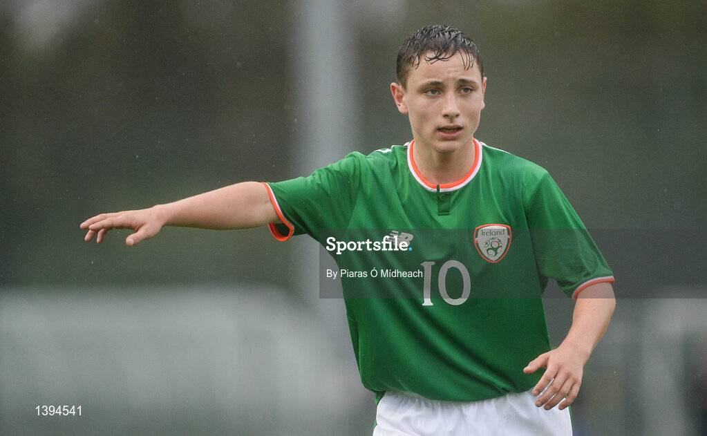 27 September 2017; Joe Hodge of Republic of Ireland during the International Friendly match between Republic of Ireland and Brazil at the AUL Complex in Dublin. Photo by Piaras Ó Mídheach/Sportsfile