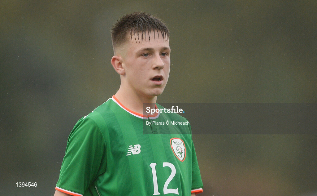 27 September 2017; Ronan McKinley of Republic of Ireland during the International Friendly match between Republic of Ireland and Brazil at the AUL Complex in Dublin. Photo by Piaras Ó Mídheach/Sportsfile