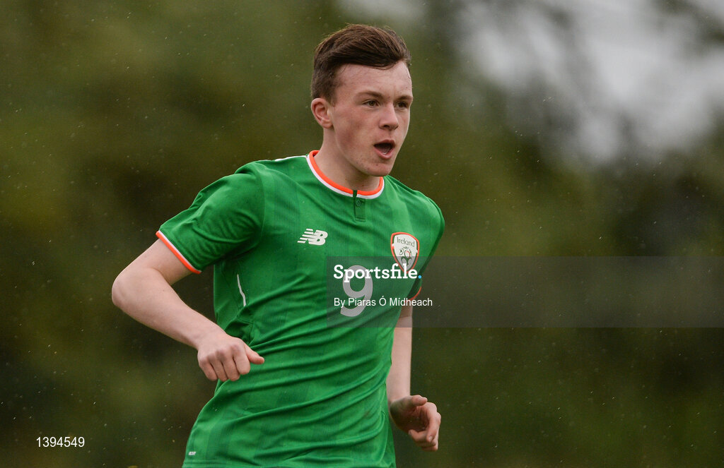 27 September 2017; Conor Carty of Republic of Ireland during the International Friendly match between Republic of Ireland and Brazil at the AUL Complex in Dublin. Photo by Piaras Ó Mídheach/Sportsfile